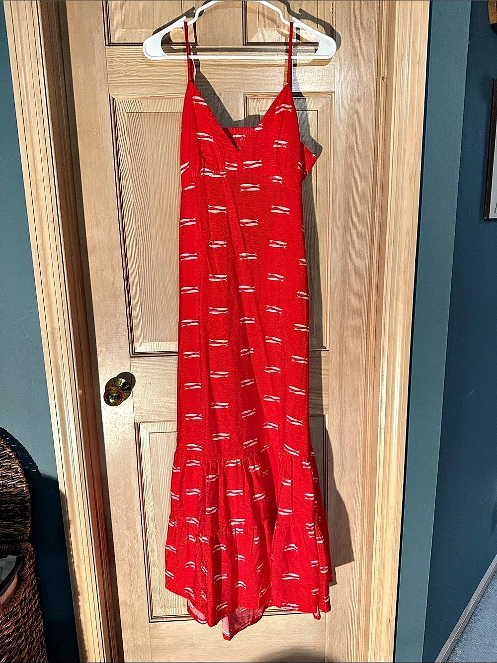 A New Day Open-Back Maxi Dress Red